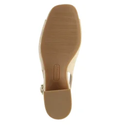 Baretraps Dress Shoes-Promise Peep Toe Slingback Pump Buff