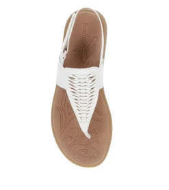 Baretraps Classic Comfort Sandals-Quincy Sandal White