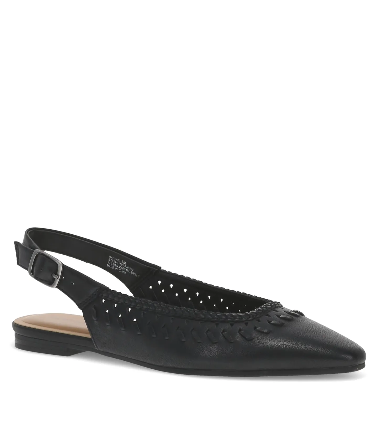 Baretraps Flats & Loafers-Rachael Slingback Flat Black