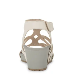 Baretraps Wedge Sandals|Rebound Sandals-Raeanne Wedge Sandal Cream