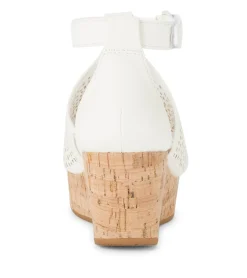 Baretraps Wedge Sandals-Raisie Wedge Sandal Cream