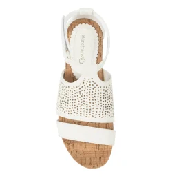 Baretraps Wedge Sandals-Raisie Wedge Sandal Cream