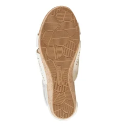 Baretraps Wedge Sandals-Raisie Wedge Sandal Cream