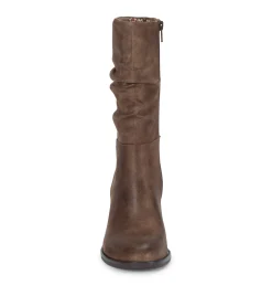 Baretraps Knee High Boots-Raz Mid Calf Boot DarkTaupe