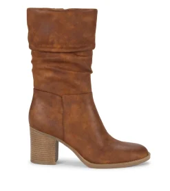 Baretraps Knee High Boots-Raz Mid Calf Boot Toffee