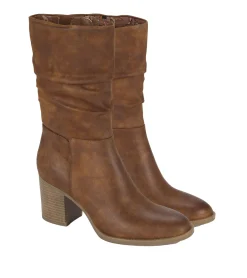 Baretraps Knee High Boots-Raz Mid Calf Boot Toffee