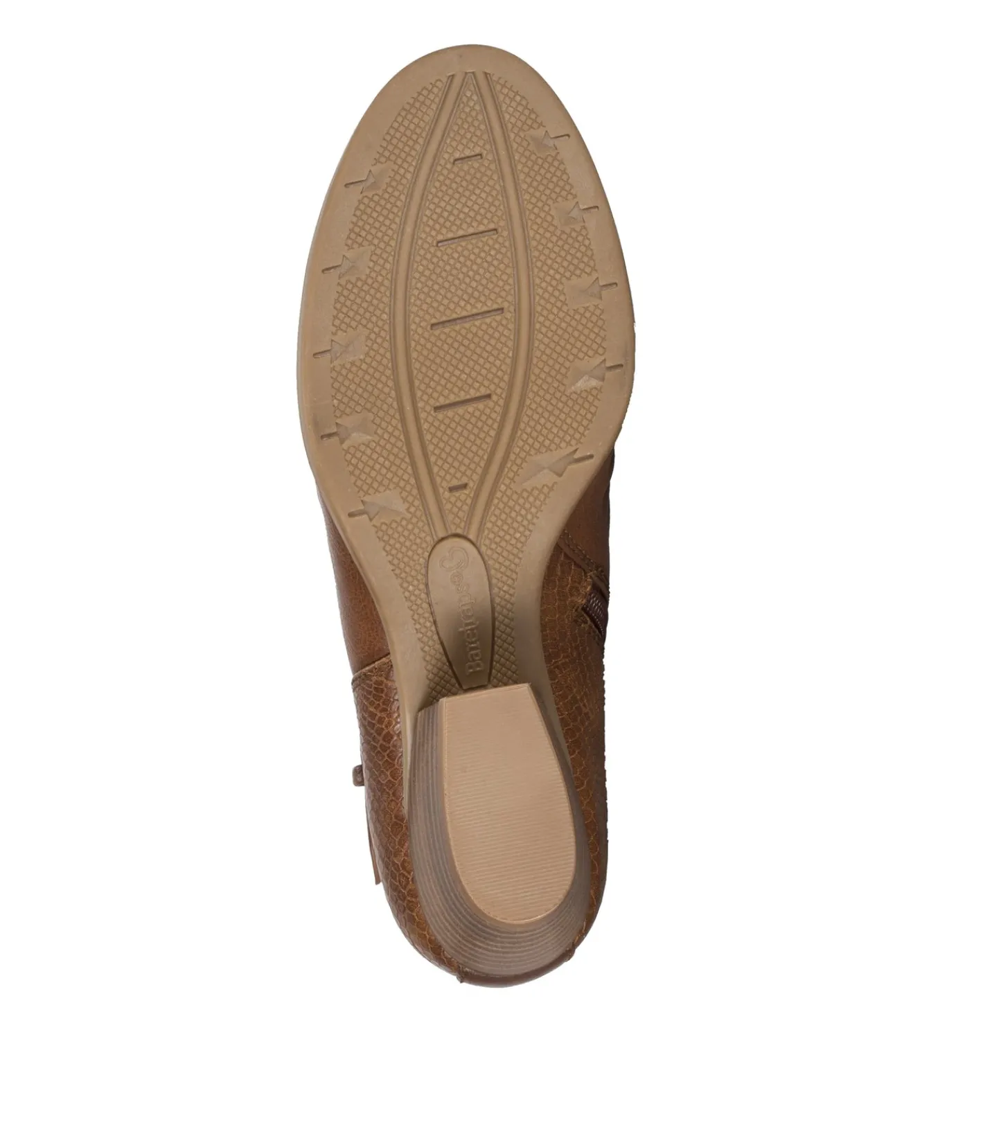 Baretraps Booties-Rebel Block Heel Bootie Cognac