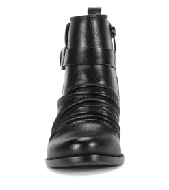 Baretraps Booties-Rebel Block Heel Bootie Black