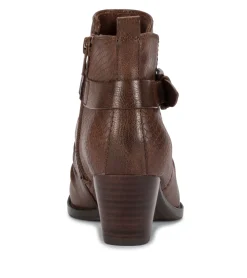 Baretraps Booties-Rebel Block Heel Bootie DarkBrown