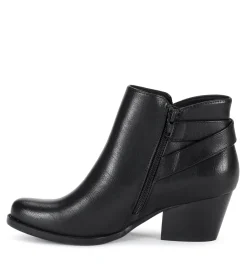 Baretraps Booties-Reggie Block Heel Bootie Black