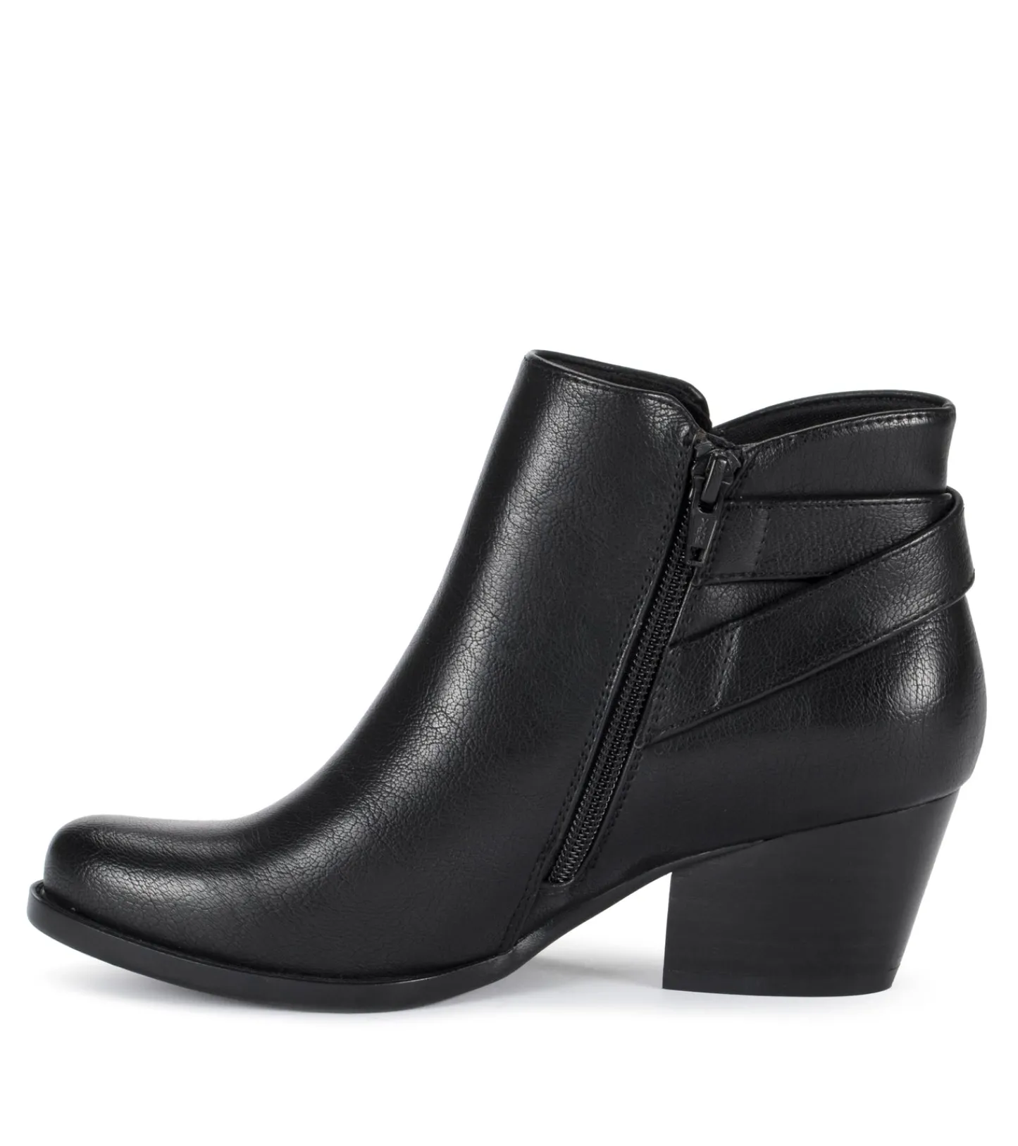Baretraps Booties-Reggie Block Heel Bootie Black