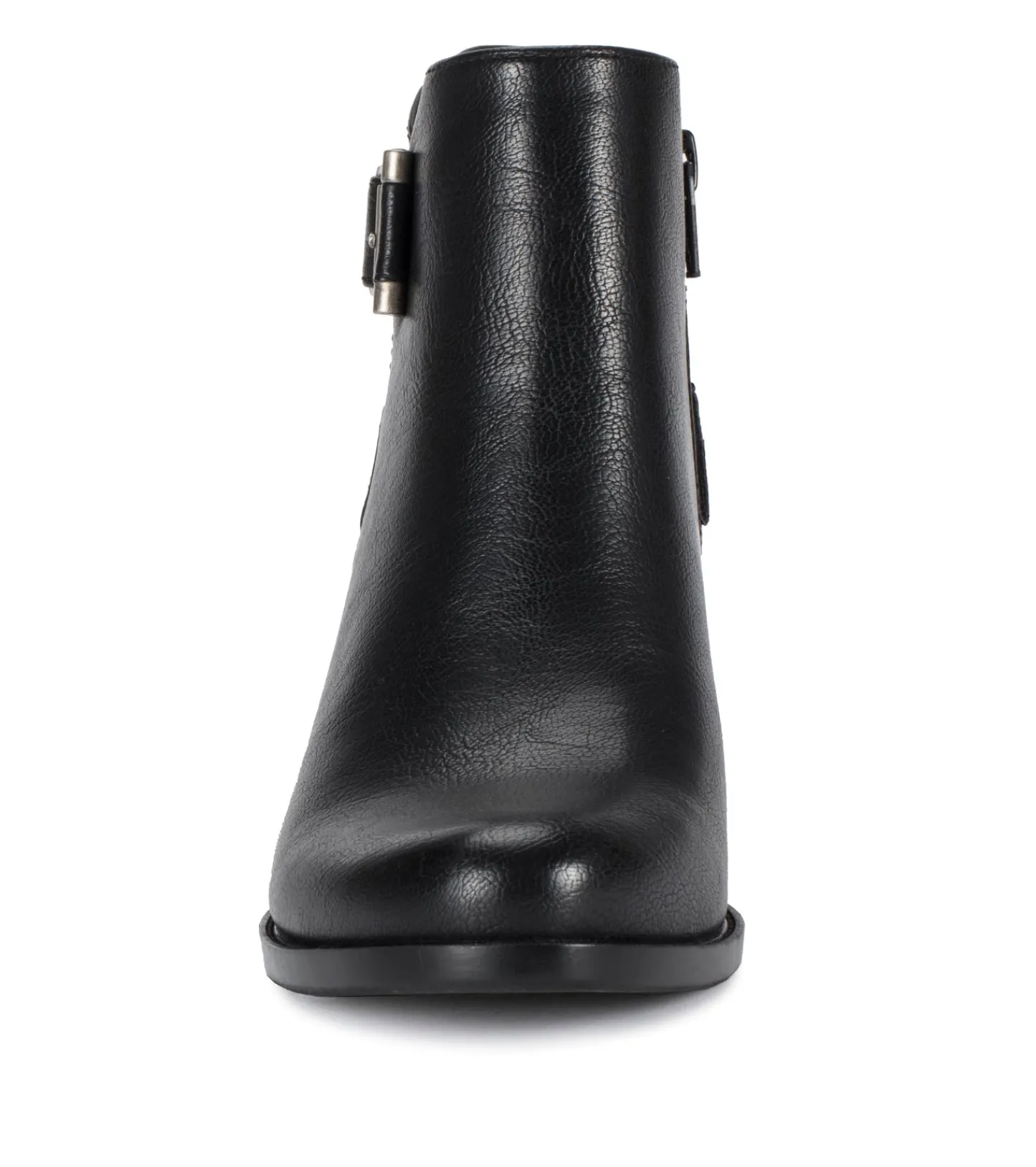 Baretraps Booties-Reggie Block Heel Bootie Black