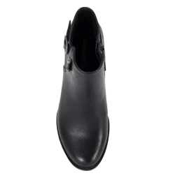 Baretraps Booties-Reggie Block Heel Bootie Black