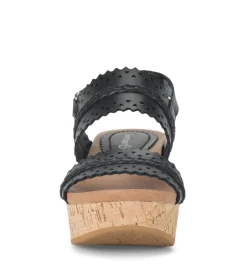 Baretraps Wedge Sandals-Rene Wedge Sandal Black