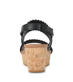 Baretraps Wedge Sandals-Rene Wedge Sandal Black