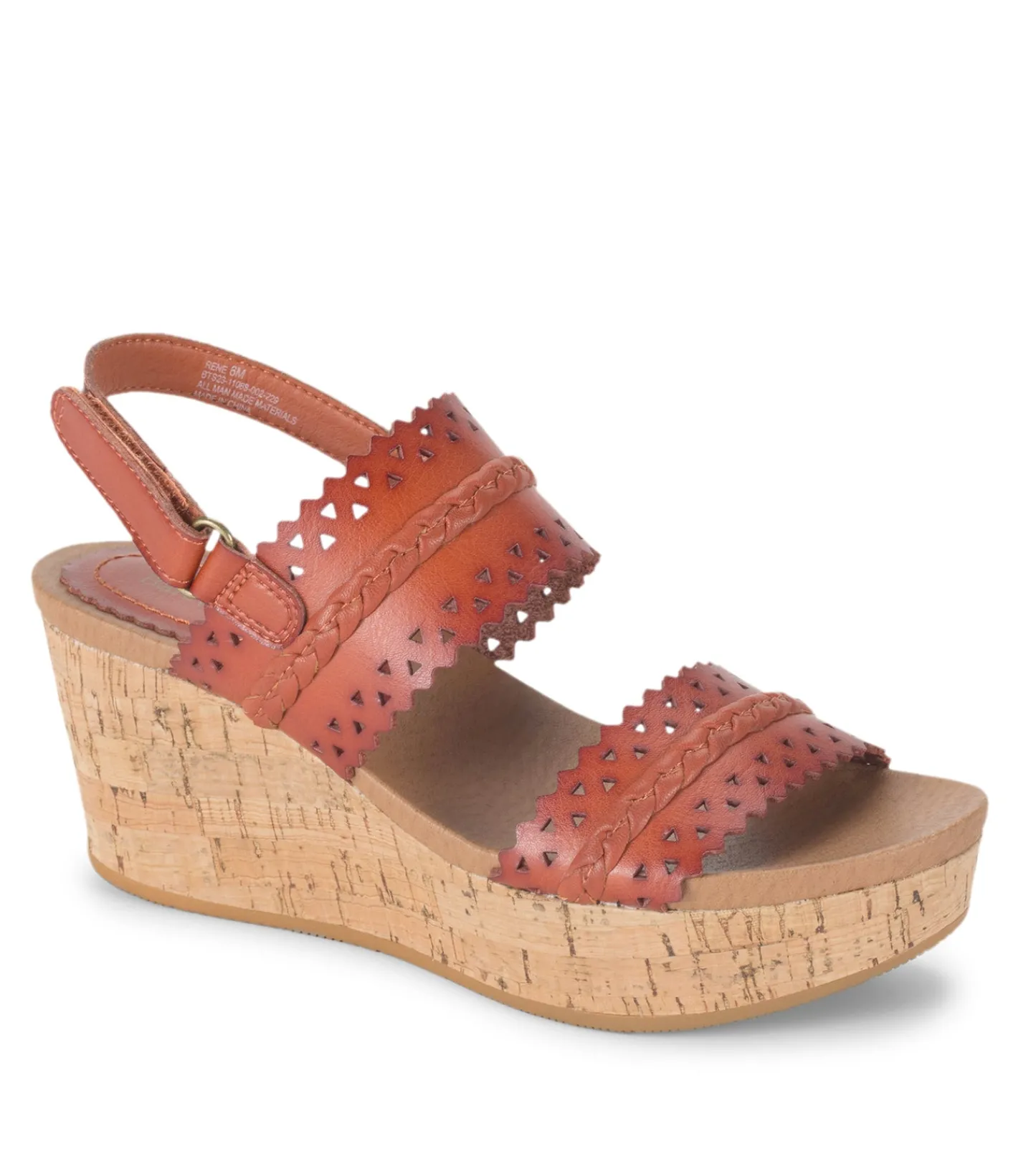 Baretraps Wedge Sandals-Rene Wedge Sandal Cayenne