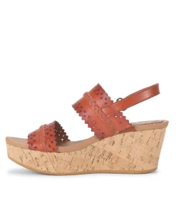 Baretraps Wedge Sandals-Rene Wedge Sandal Cayenne