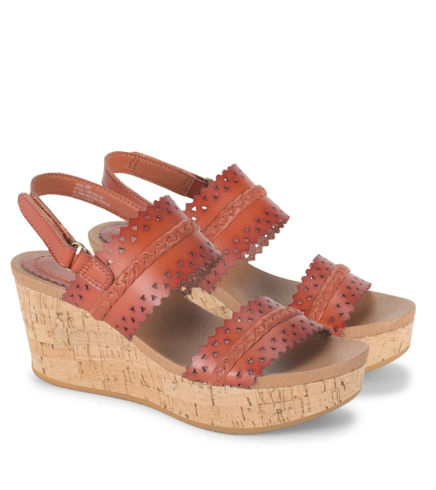 Baretraps Wedge Sandals-Rene Wedge Sandal Cayenne