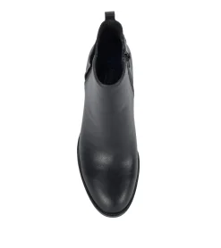 Baretraps Booties-Rhoslyn Block Heel Bootie Black