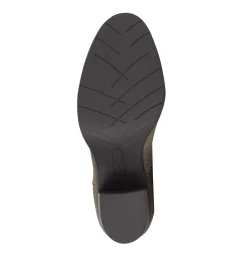 Baretraps Booties-Rhoslyn Block Heel Bootie Taupe