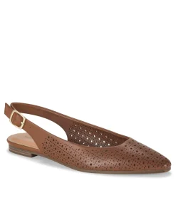 Baretraps Flats & Loafers-Riva Slingback Flat DarkBeechnut