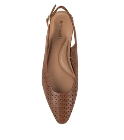 Baretraps Flats & Loafers-Riva Slingback Flat DarkBeechnut