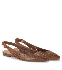 Baretraps Flats & Loafers-Riva Slingback Flat DarkBeechnut