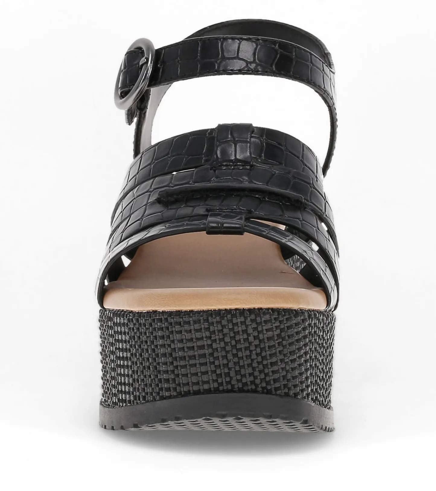 Baretraps Wedge Sandals-Savannah Wedge Sandal Black