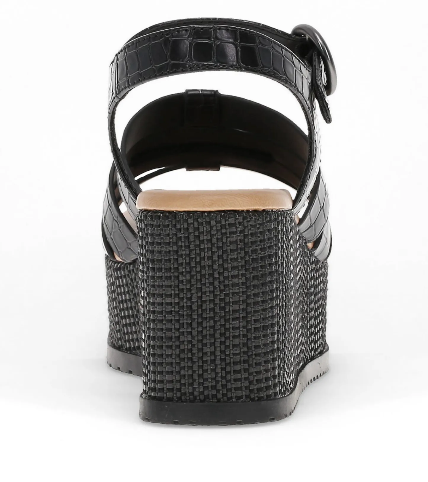 Baretraps Wedge Sandals-Savannah Wedge Sandal Black