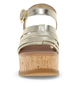 Baretraps Wedge Sandals-Savannah Wedge Sandal LightGold