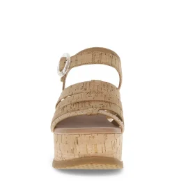 Baretraps Wedge Sandals-Savannah Wedge Sandal NaturalCork