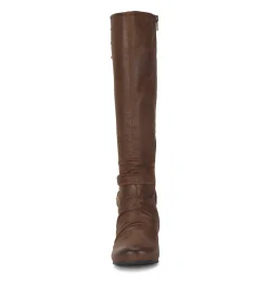 Baretraps Knee High Boots-Scarlett Tall Wedge Boot BrushBrown