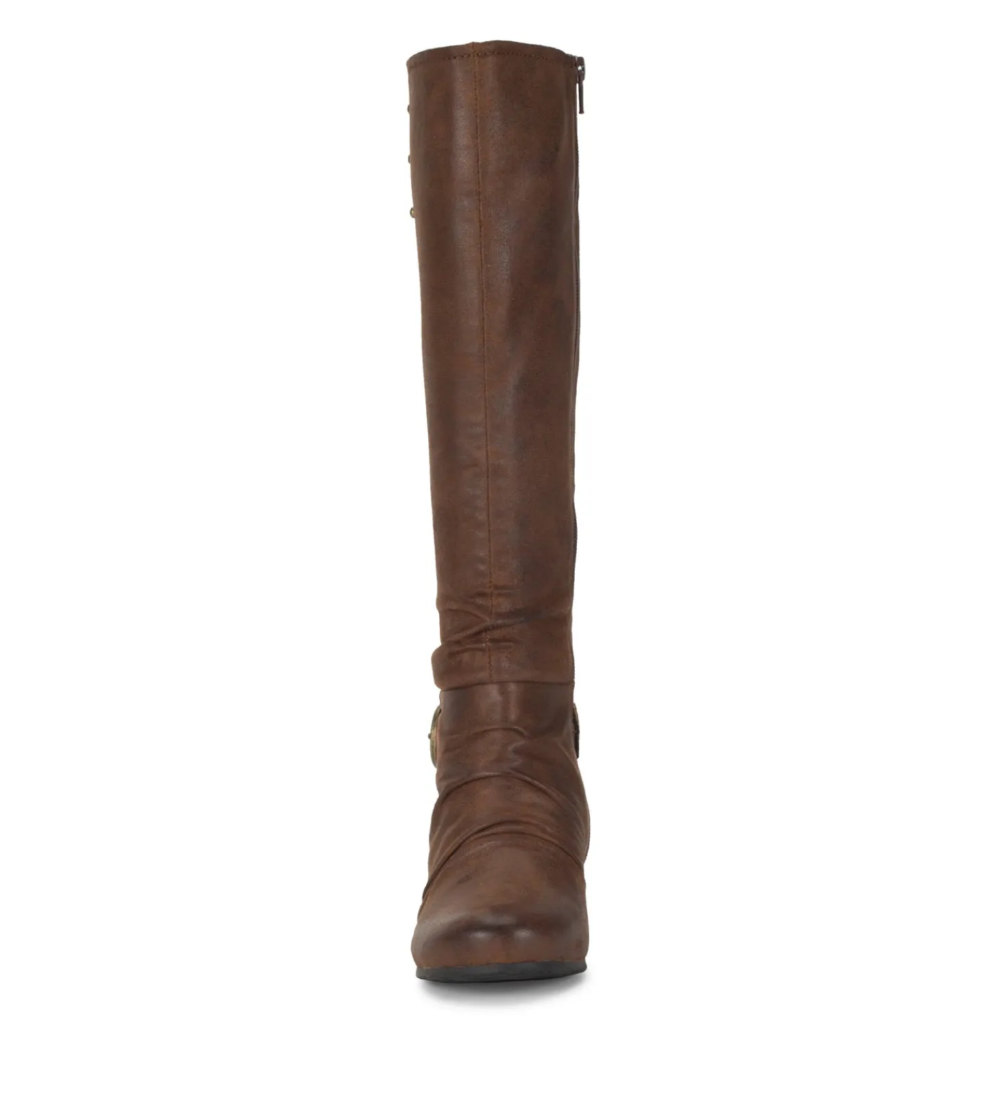 Baretraps Knee High Boots-Scarlett Tall Wedge Boot BrushBrown