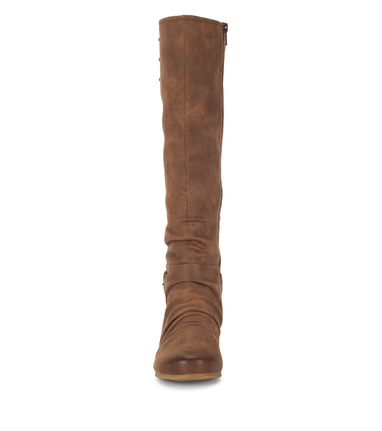 Baretraps Knee High Boots-Scarlett Tall Wedge Boot Cashew