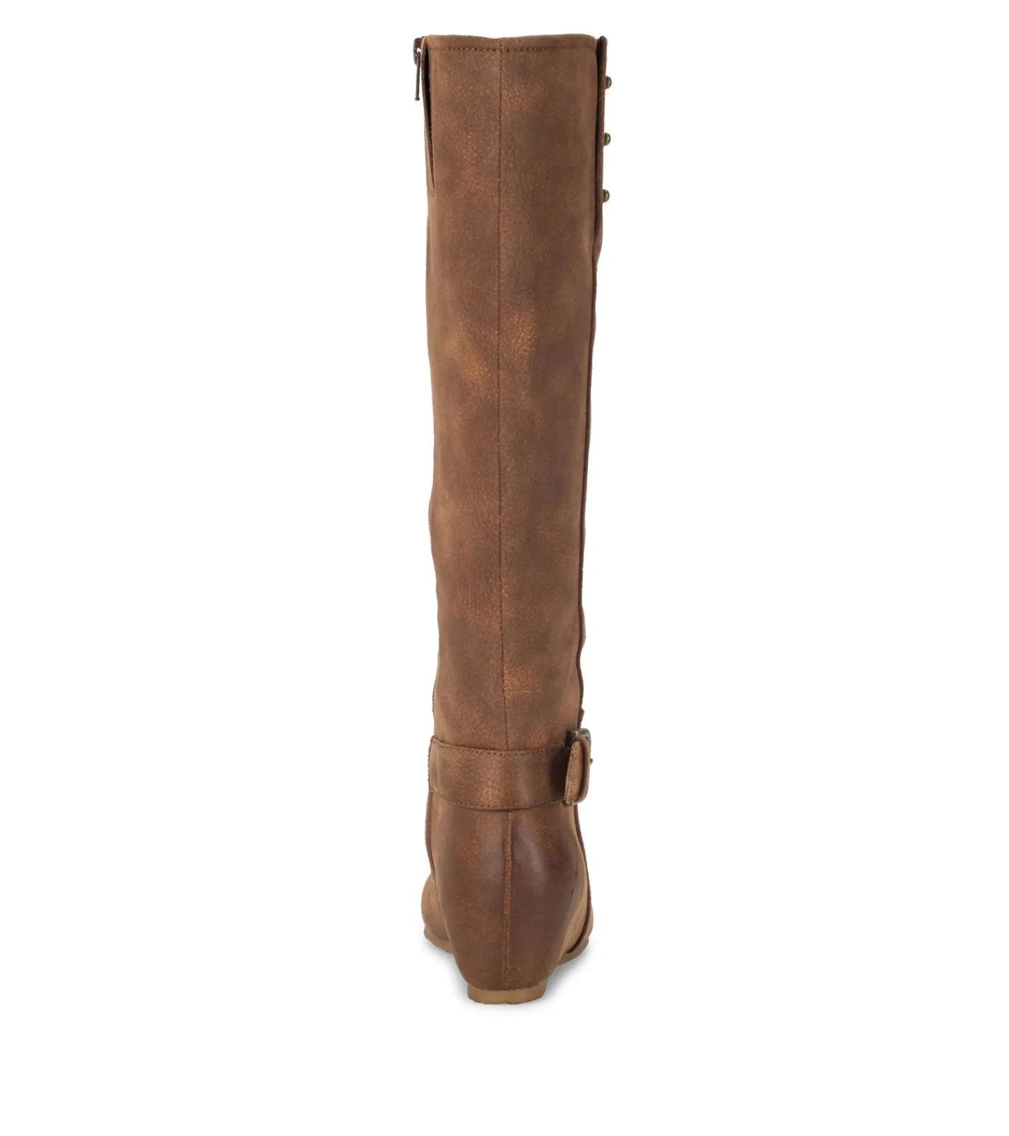 Baretraps Knee High Boots-Scarlett Tall Wedge Boot Cashew