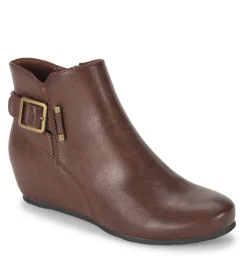 Baretraps Booties-Serena Wedge Bootie Oak
