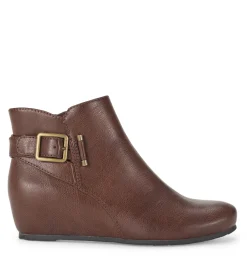 Baretraps Booties-Serena Wedge Bootie Oak