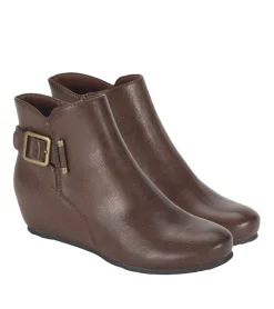 Baretraps Booties-Serena Wedge Bootie Oak