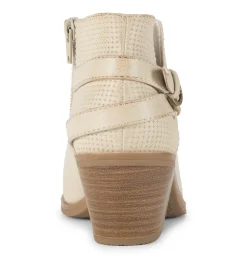 Baretraps Booties-Shannen Block Heel Bootie Milkyway