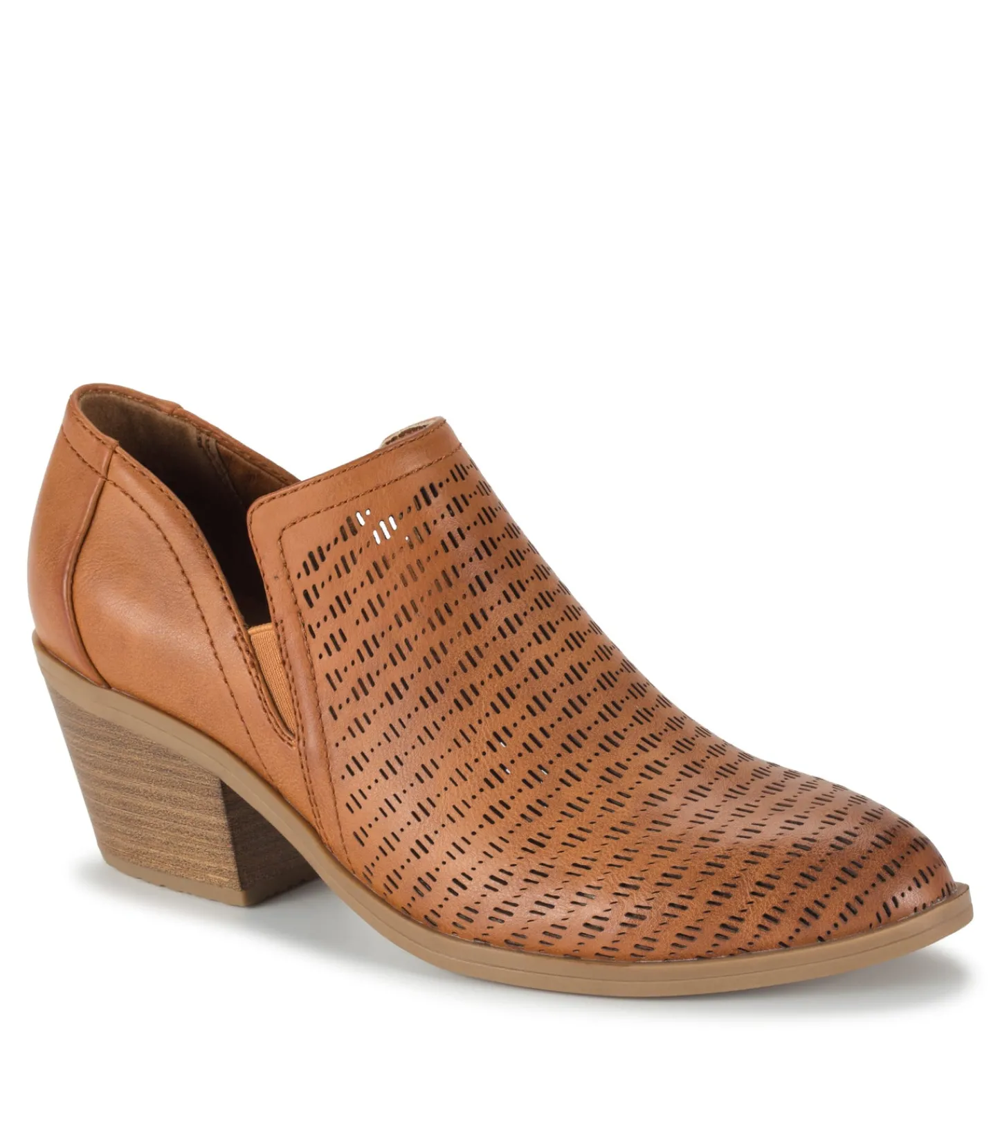 Baretraps Booties-Slaine Ankle Bootie Cognac