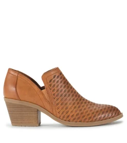 Baretraps Booties-Slaine Ankle Bootie Cognac