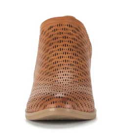 Baretraps Booties-Slaine Ankle Bootie Cognac