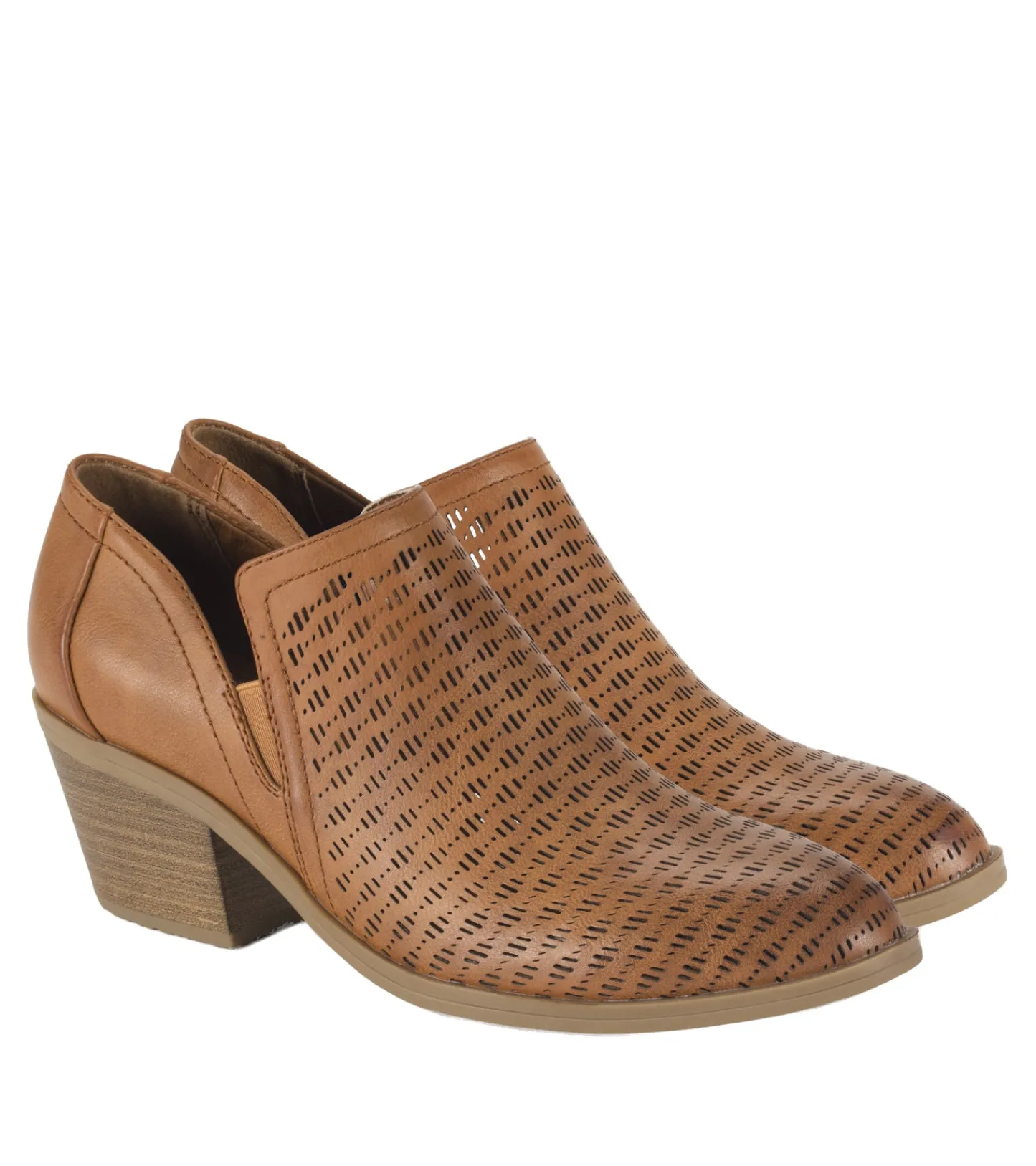 Baretraps Booties-Slaine Ankle Bootie Cognac