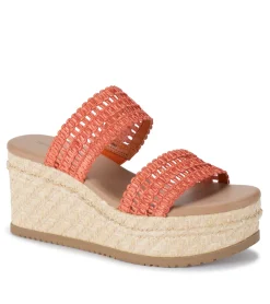 Baretraps Wedge Sandals|Slides & Slip On Sandals-Sophie Wedge Sandal OrangeAid