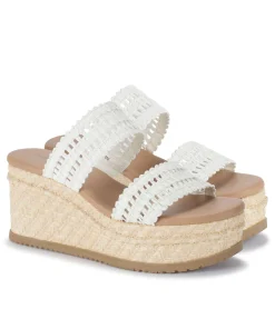 Baretraps Wedge Sandals|Slides & Slip On Sandals-Sophie Wedge Sandal White