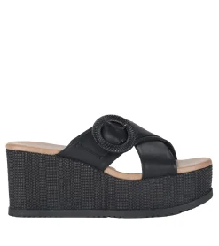 Baretraps Wedge Sandals-Sydney Wedge Sandal Black