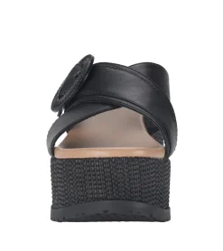 Baretraps Wedge Sandals-Sydney Wedge Sandal Black