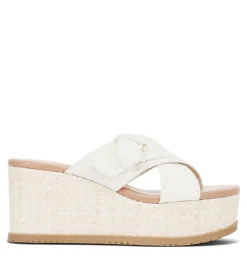 Baretraps Wedge Sandals-Sydney Wedge Sandal Cream