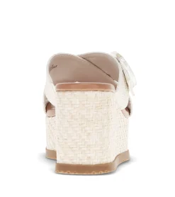 Baretraps Wedge Sandals-Sydney Wedge Sandal Cream
