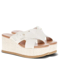 Baretraps Wedge Sandals-Sydney Wedge Sandal Cream